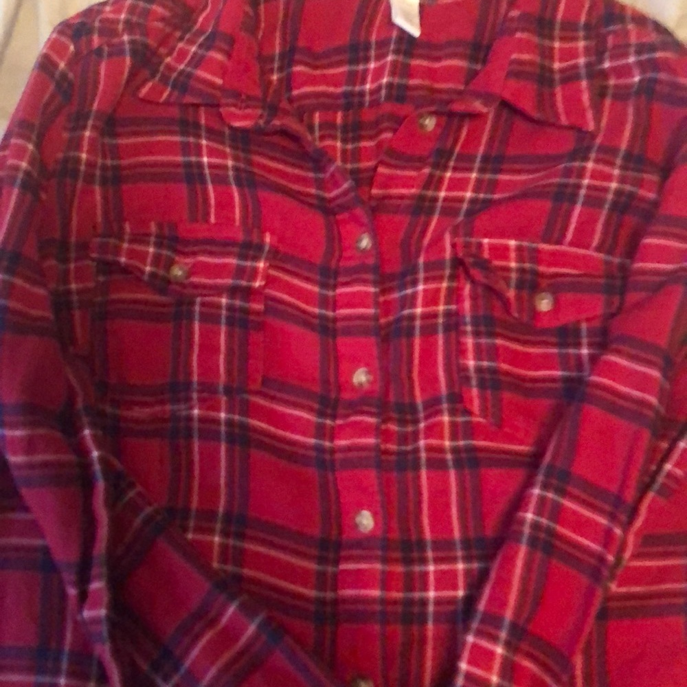 Red and Black Long-Sleeve Flannel - Picture 6 of 9